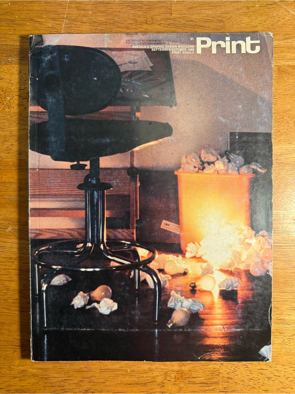PRINT Graphic Design Magazine September October 1985 Vintage Art